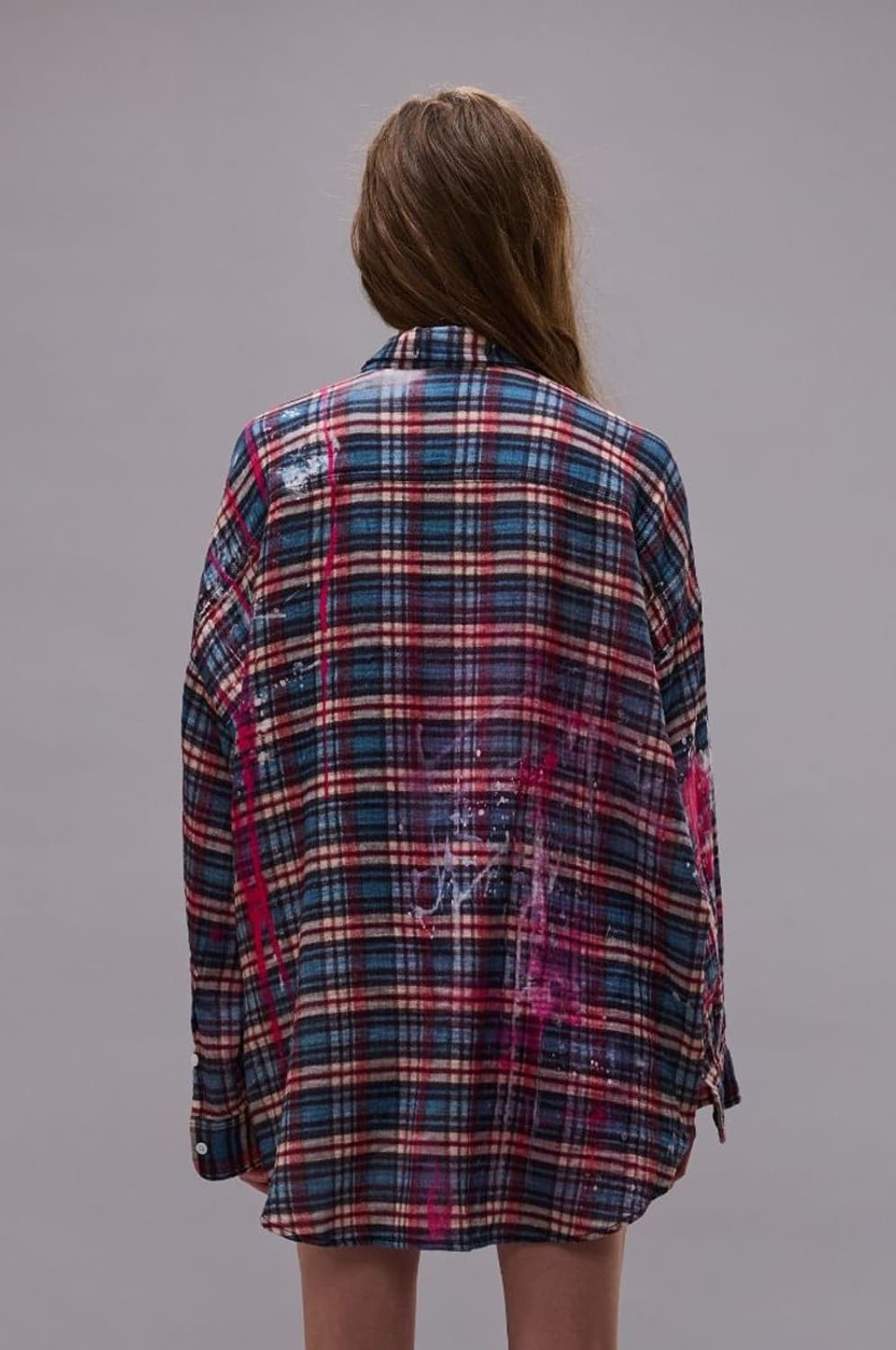 R13 25ss 드롭넥 워크셔츠 L  상품이미지3