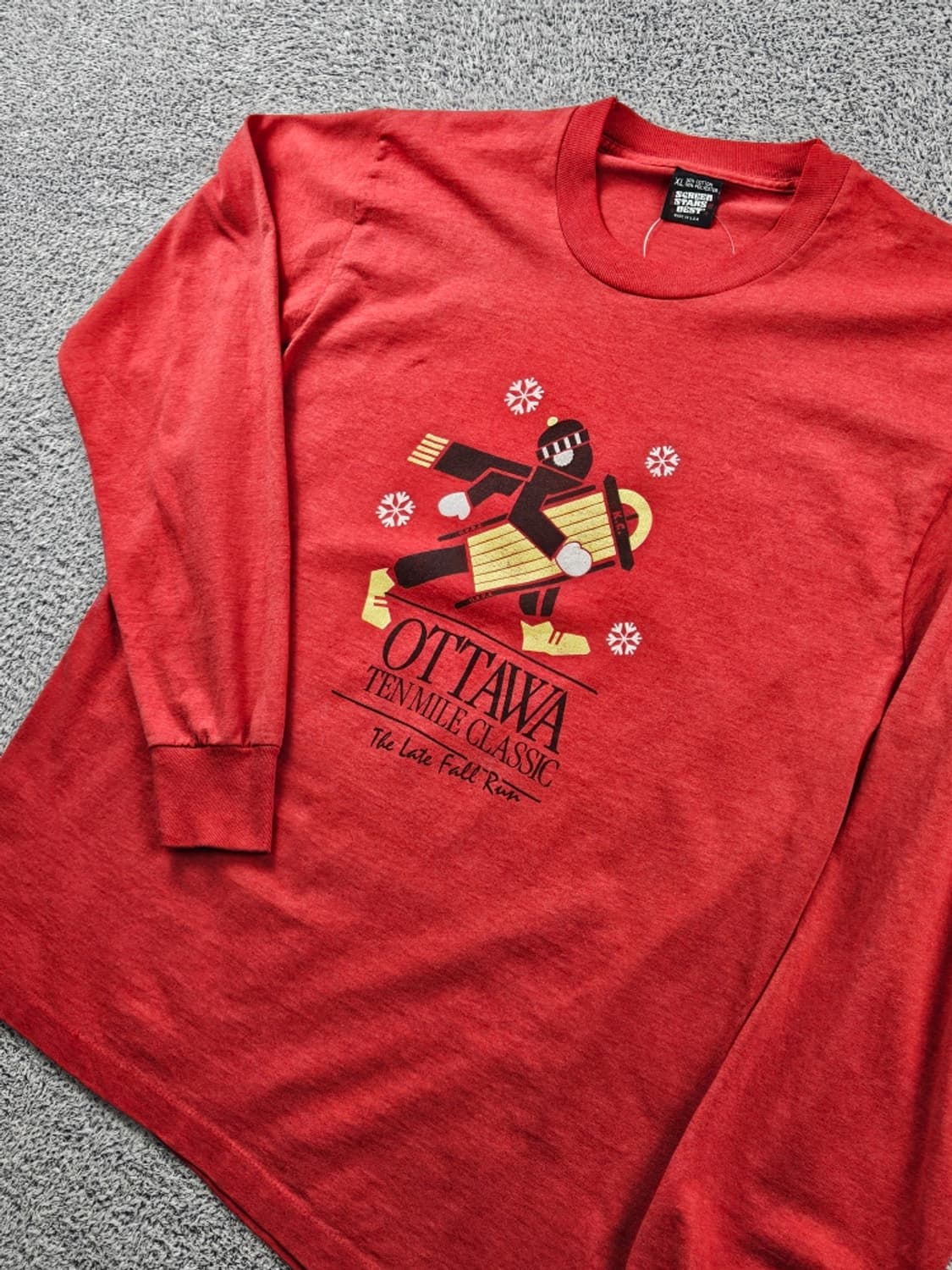 90's USA 스크린스타베스트 싱글스티치 롱슬리브 (XL)/ 11134 상품이미지4