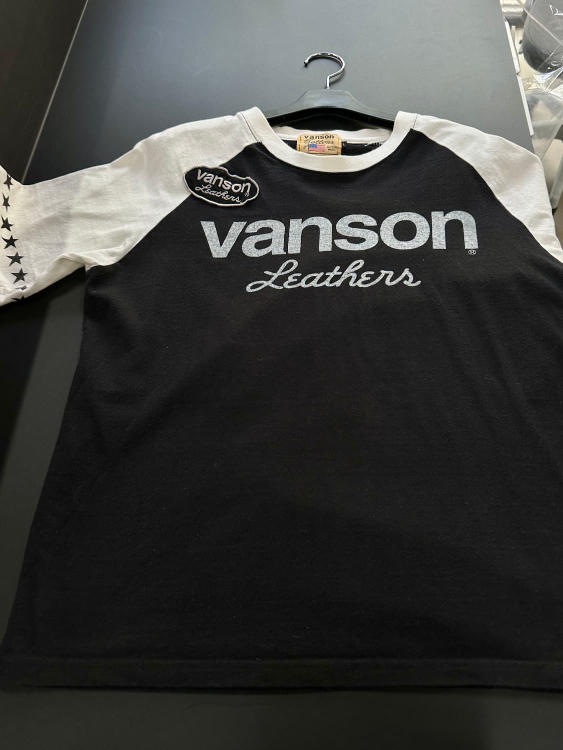 벤슨 스타 951브로드웨이 레터링 래글런 반팔티 상품이미지6