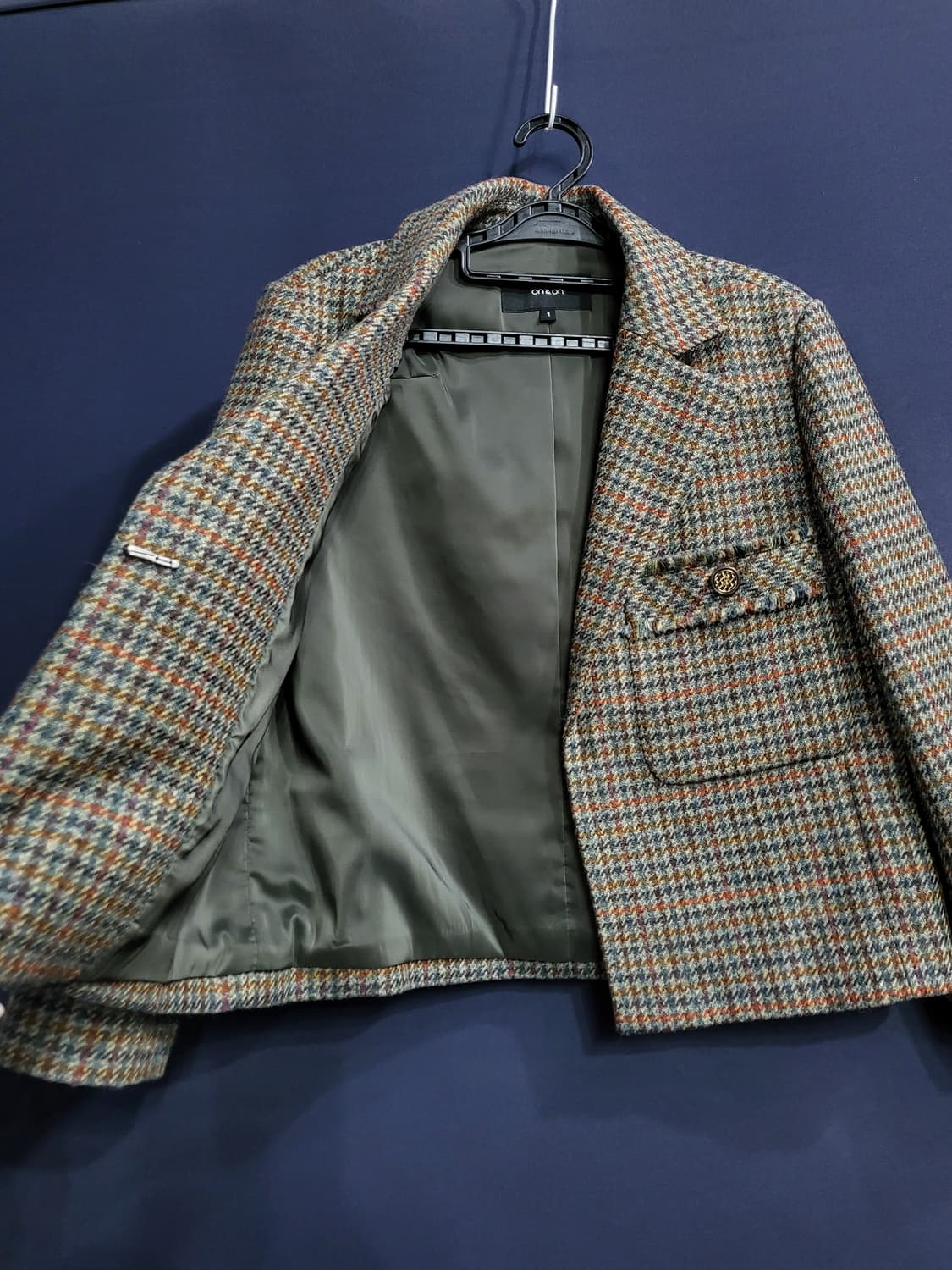 온앤온 원버튼 양모100%자켓 상품이미지4