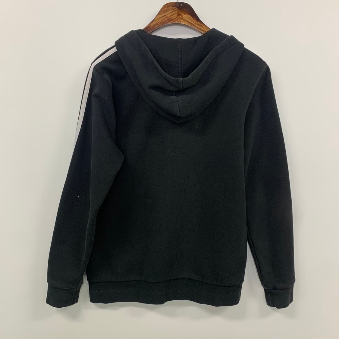 아디다스 블랙 사이드라인 후드집업 상품이미지3