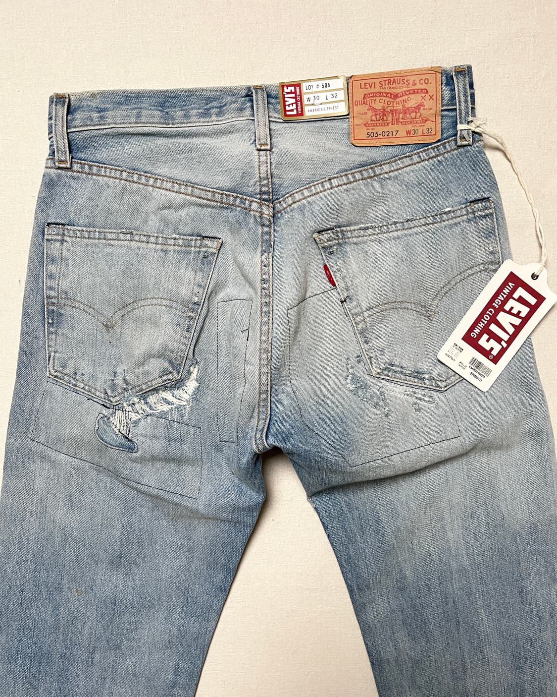 Lvc 67505 리바이스 빈티지 클로딩 데님팬츠 levis 상품이미지10