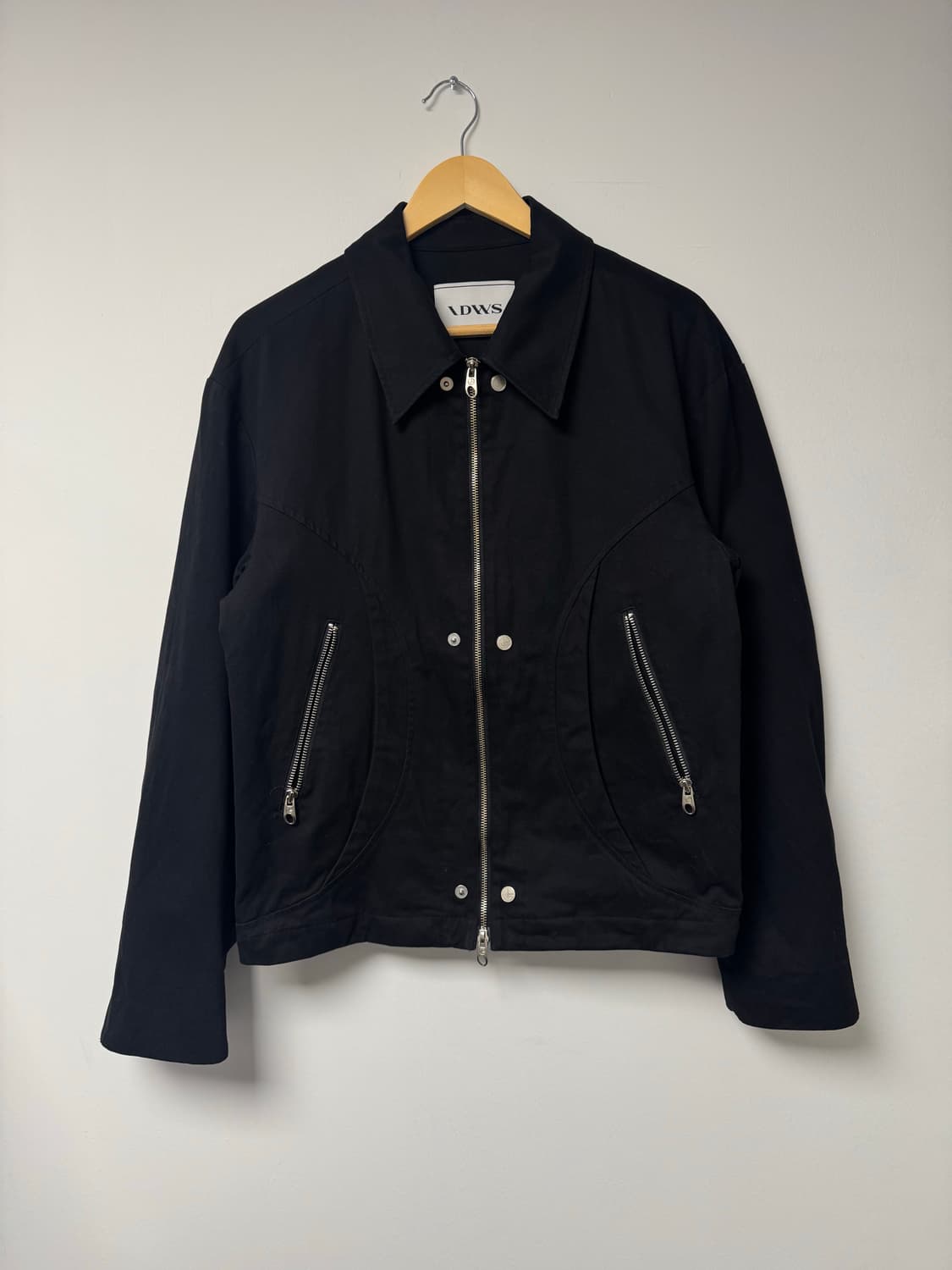 아이돈워너셀 멀티집업 코튼 절개 라인 이중지퍼 집업 자켓 1 상품이미지8