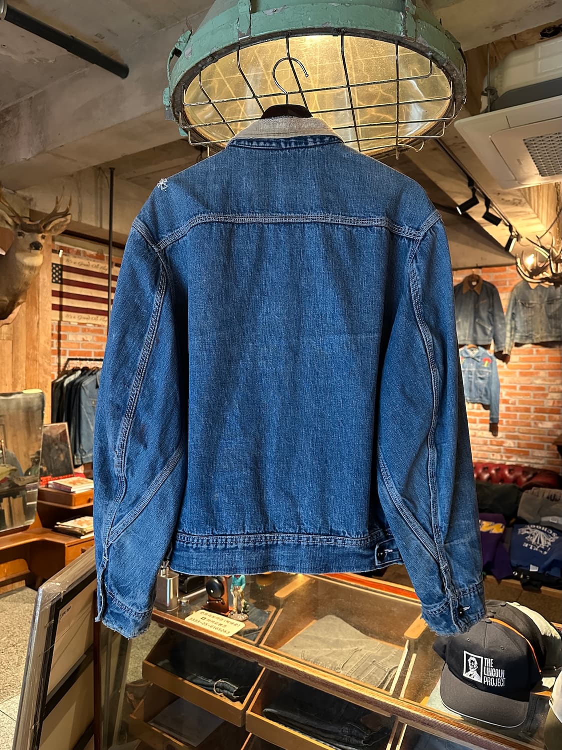 70s USA LEE 빈티지 리 191-LB 데님 워크 자켓 상품이미지7