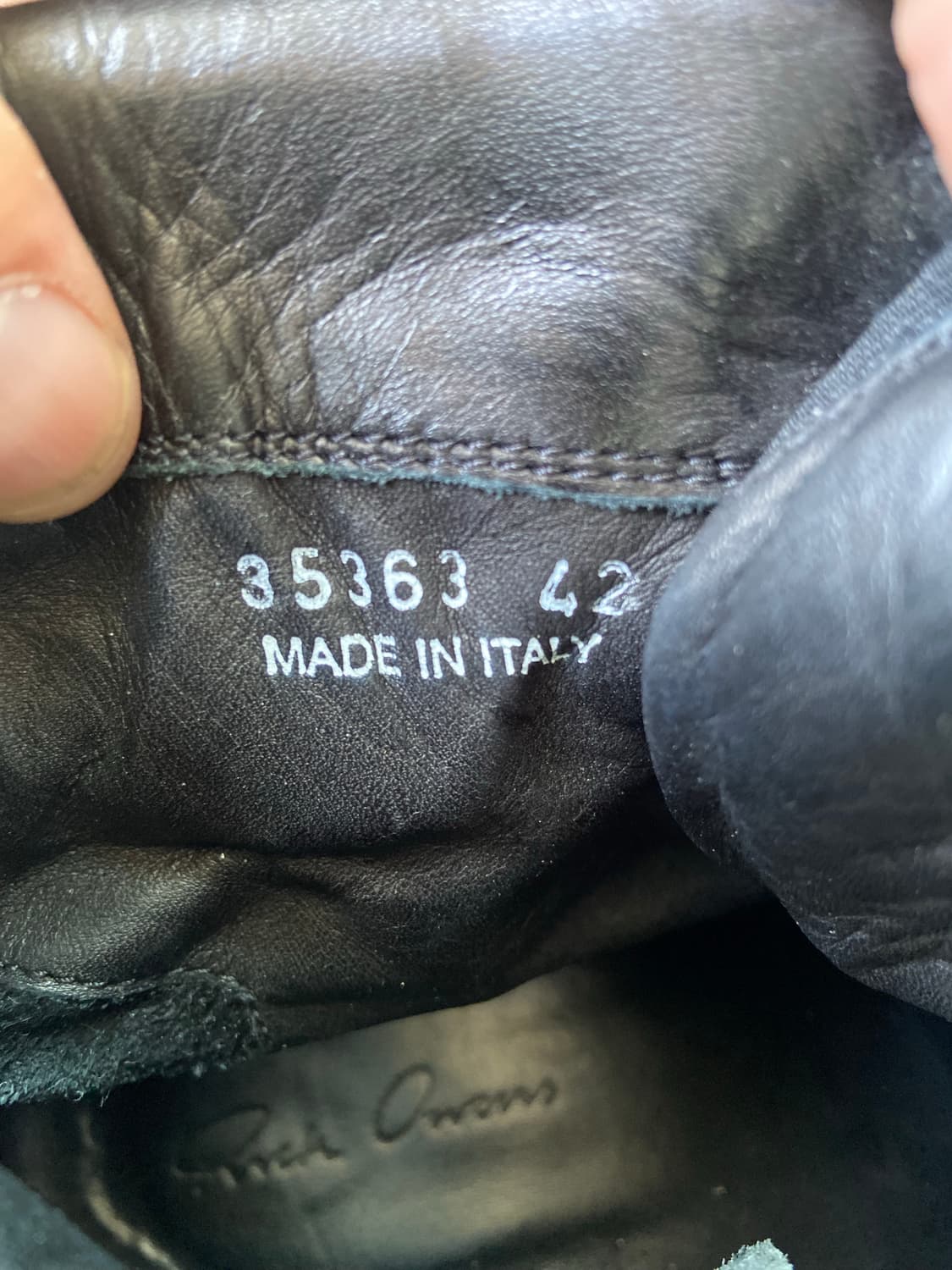 Rick Owens 릭 오웬스 지오바스켓 트리플 블랙 상품이미지9