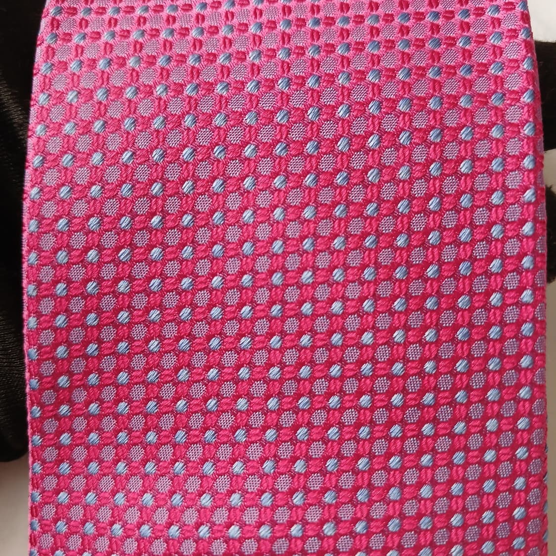 에스.티. 듀퐁 실크 도트 패턴 넥타이 8.1cm A등급 A19809 상품이미지10