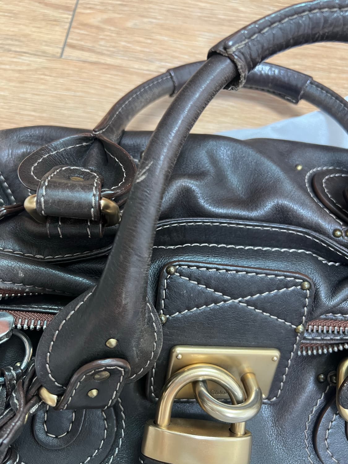 끌로에 패딩턴백 브라운 상품이미지6