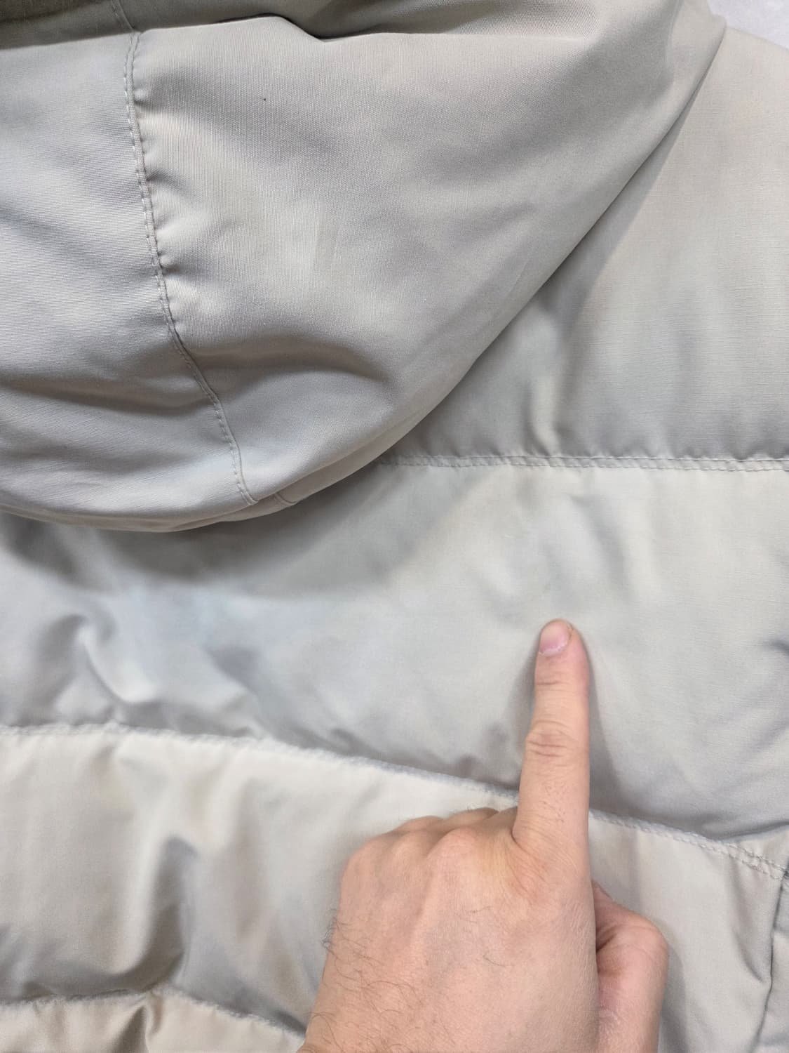 엠엘비 뉴욕양키즈 라쿤퍼 덕다운 패딩 자켓 xl 상품이미지8