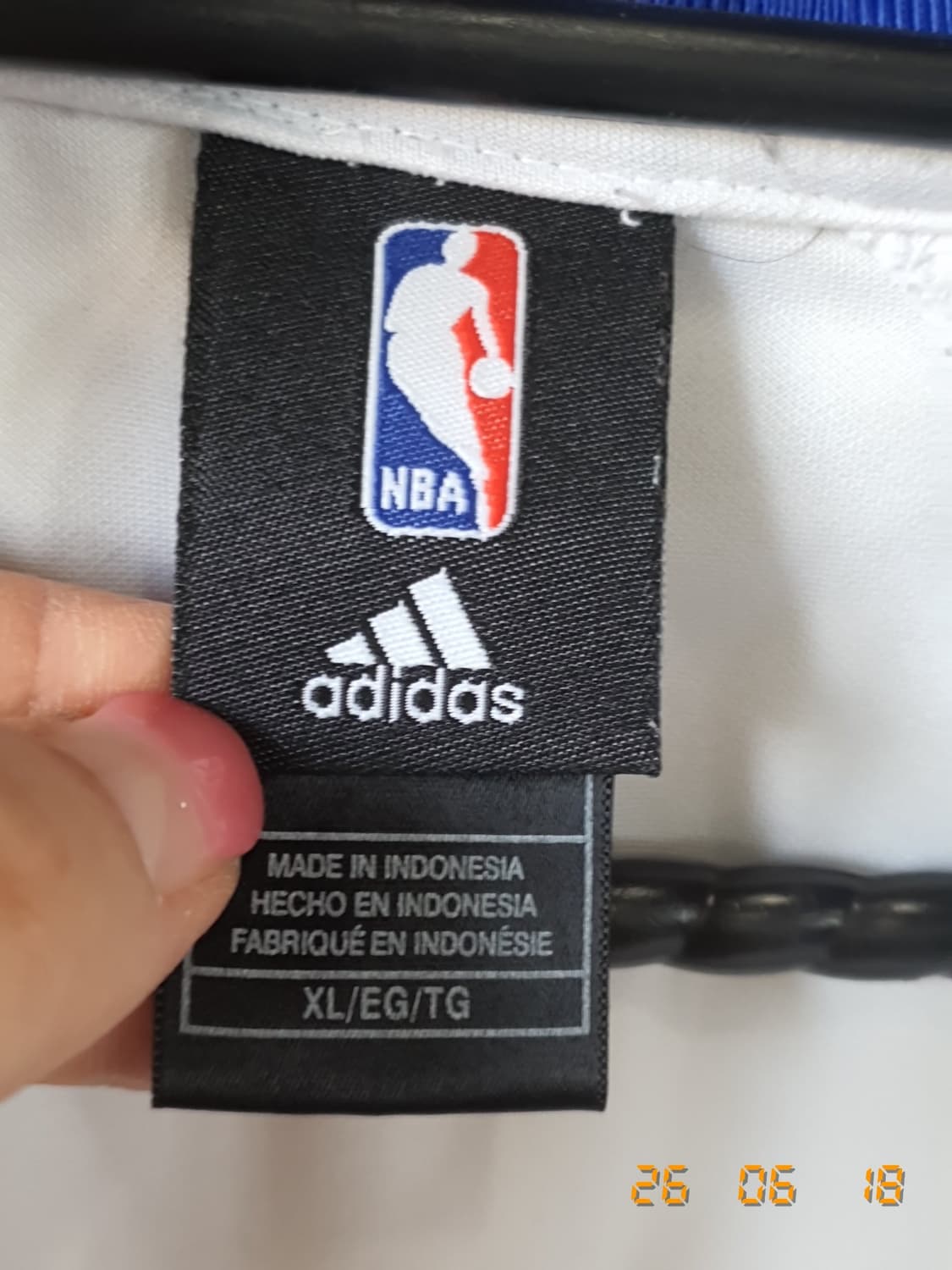 아디다스&NBA 골든스테이트 워리어스 트랙 집업 XL 상품이미지9