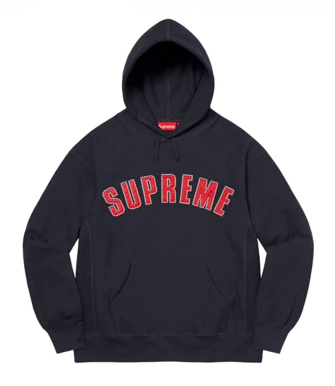 [XXL] 21FW 슈프림 펄 로고 후드 스웨트셔츠 네이비 상품이미지6