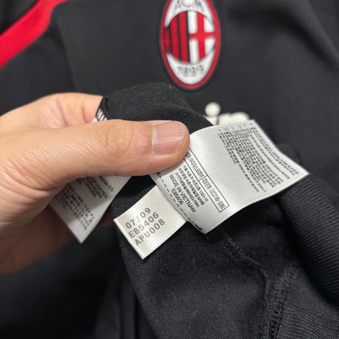 아디다스 AC밀란 09-10 트레이닝탑 상품이미지7