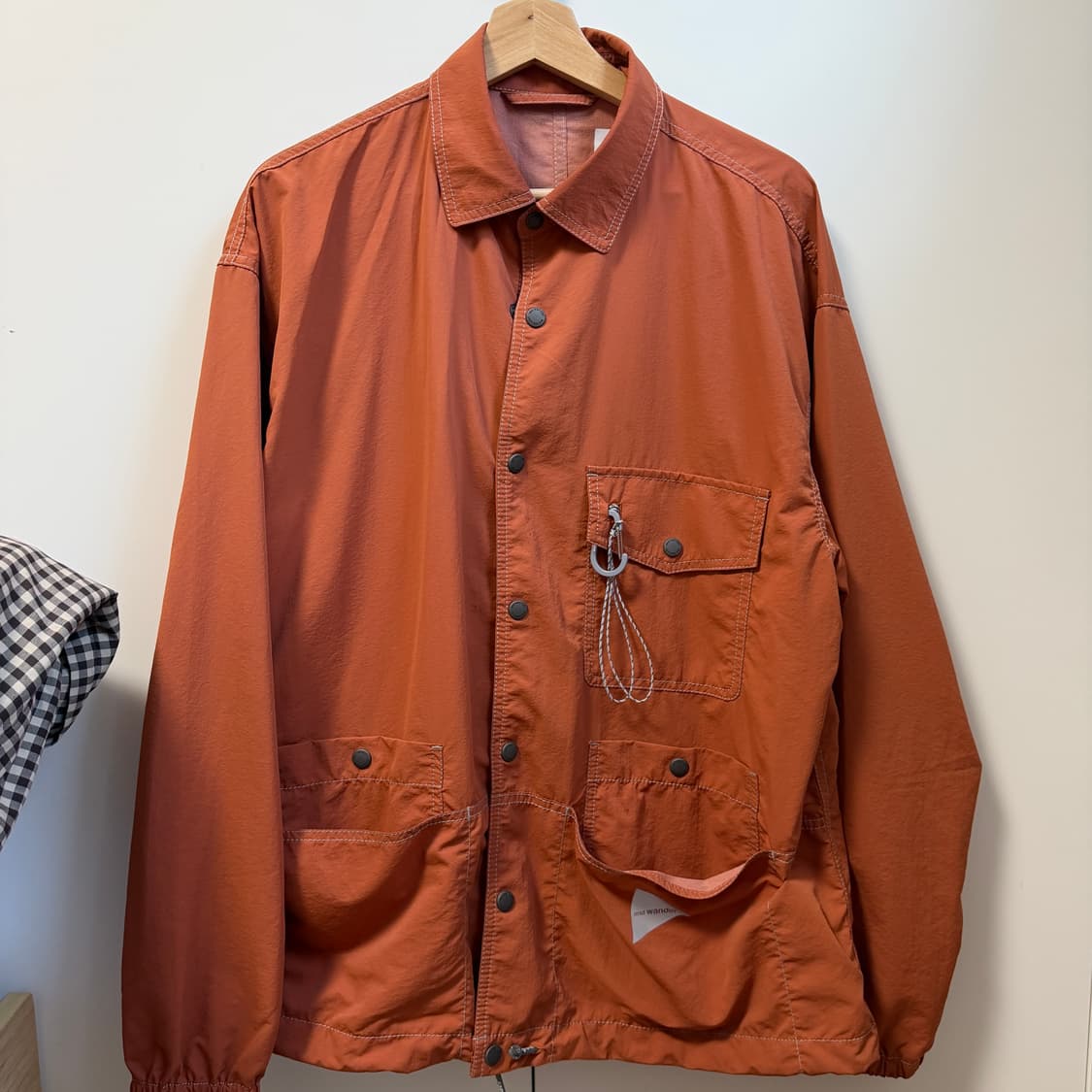 앤드원더 25aw 크링클 셔츠 자켓 M사이즈 상품이미지2