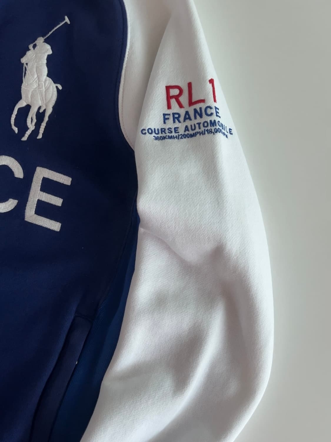 폴로 랄프로렌 프랑스 빅포니 레이싱 집업 M 상품이미지4