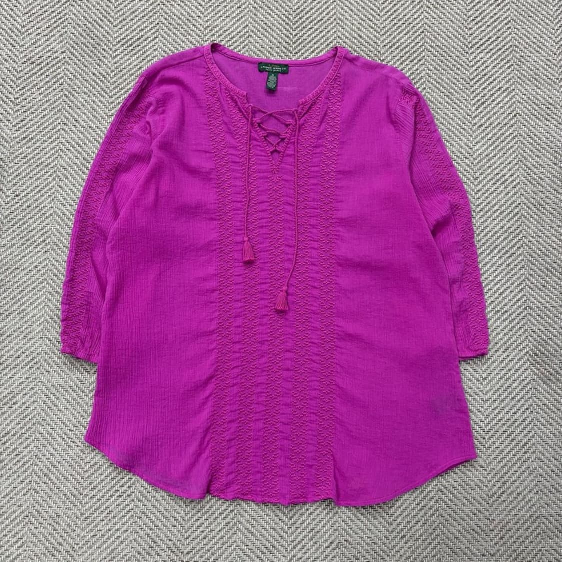 로렌랄프로렌 보헤미안 튜닉 블라우스 v2928 상품이미지1