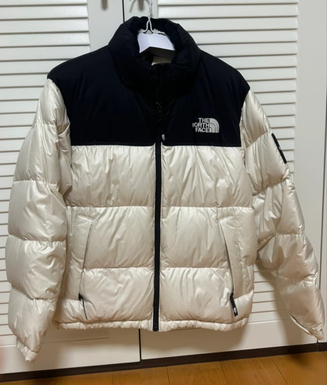 노스페이스 화이트라벨 노벨티 눕시 다운 자켓 베이지 크림 M 상품이미지3