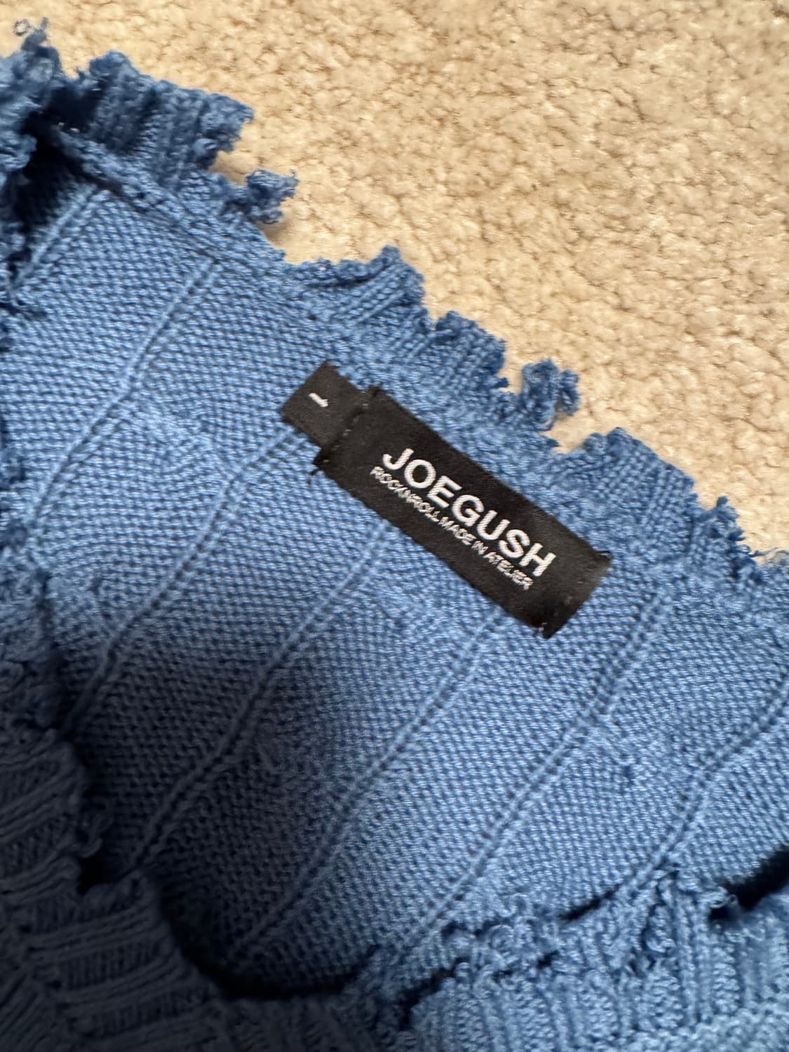 조거쉬 디스트레스드 그런지 니트 상품이미지2