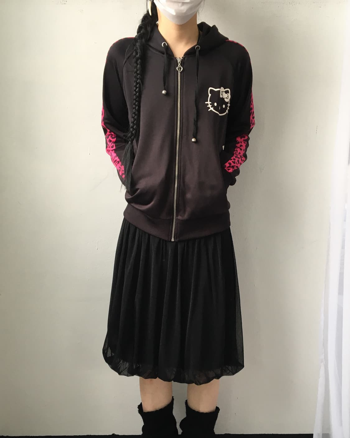 Hello kitty hood zip up 상품이미지7