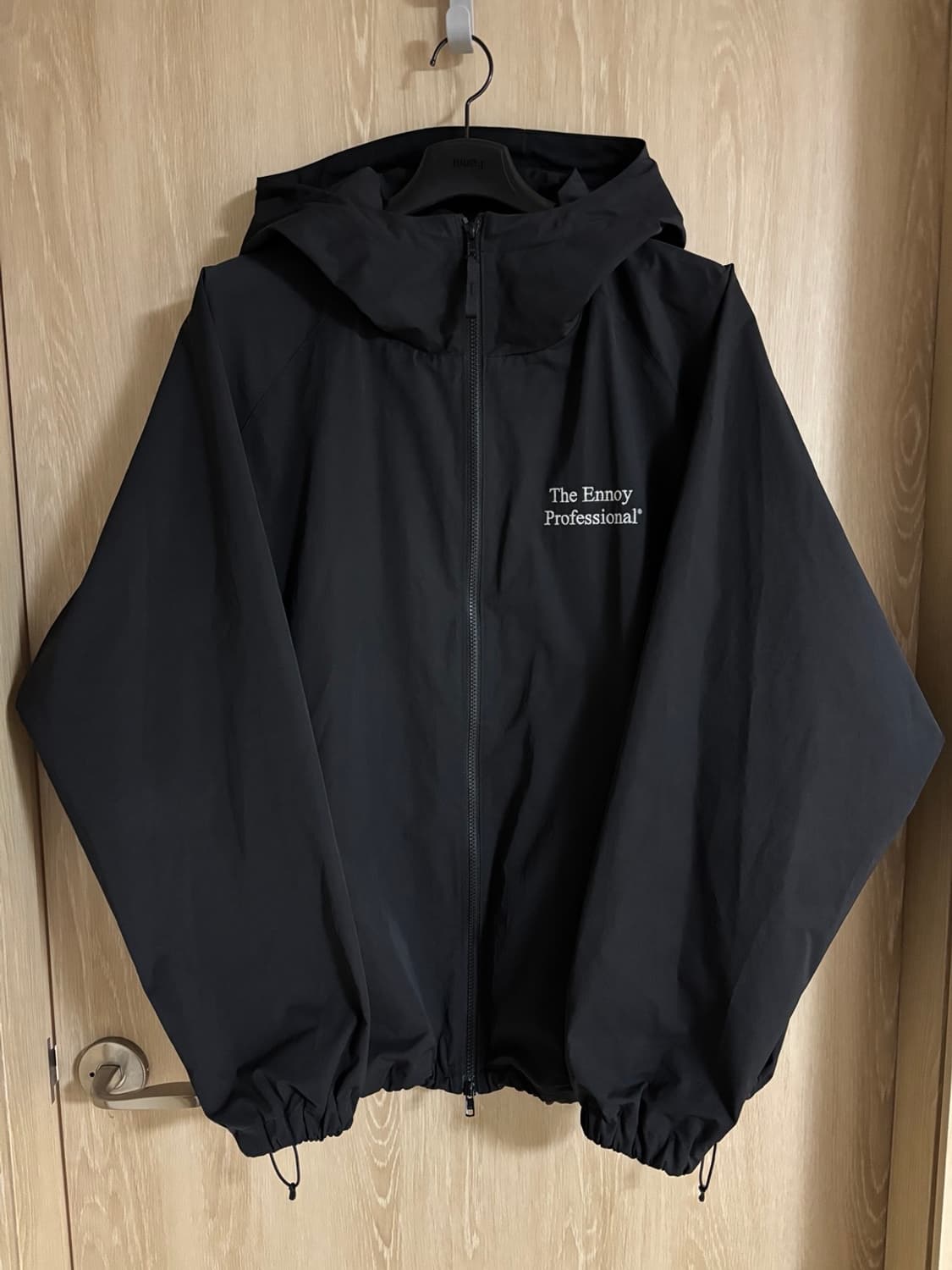 엔노이 ENNOY 2025 샤카 TECH CPN 후디 블랙 XXL 상품이미지1