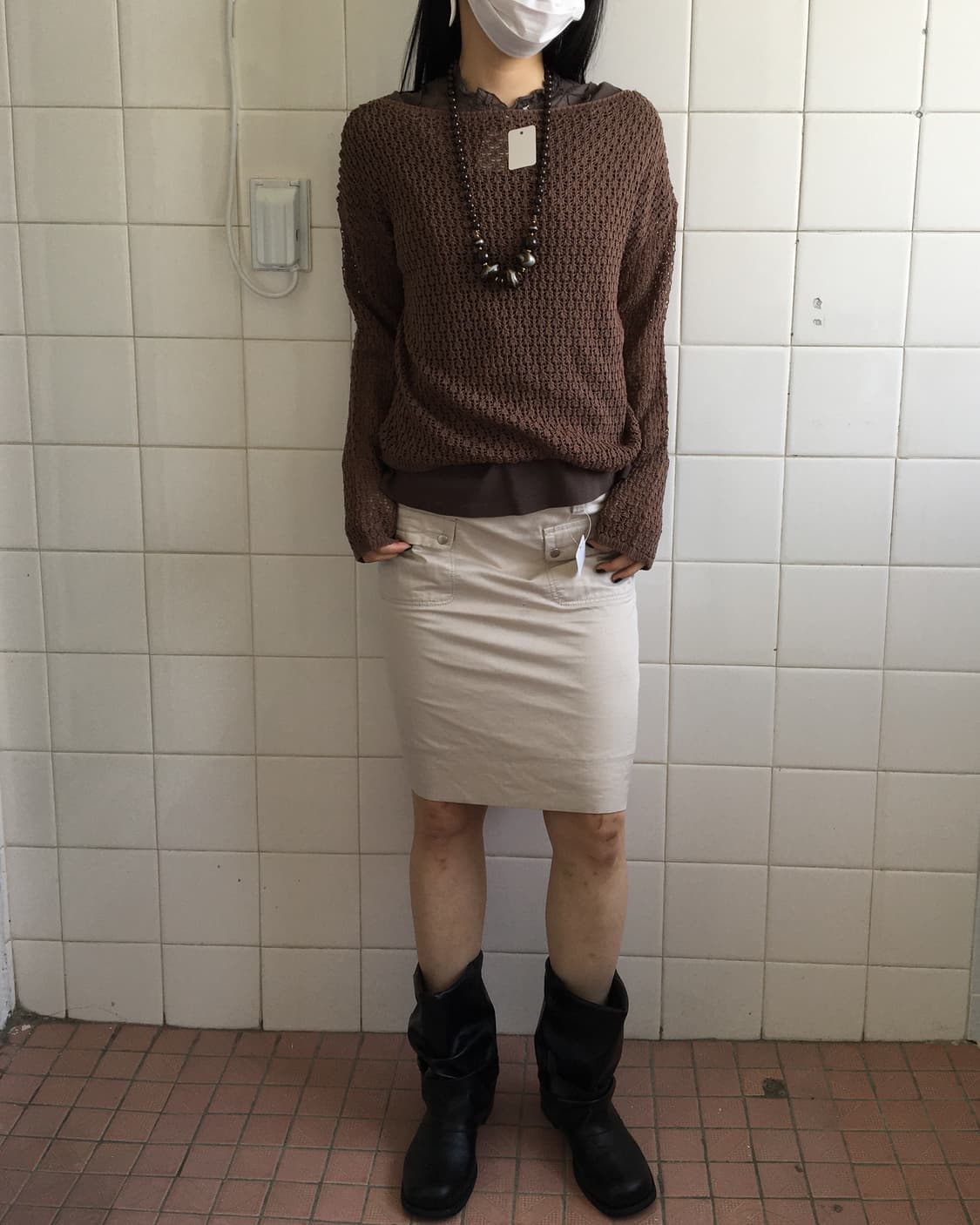 String point crochet knit 상품이미지1