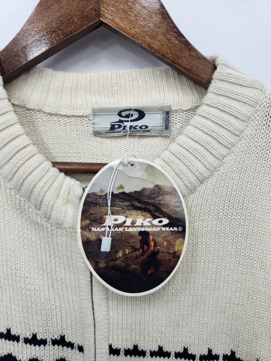 Piko 패턴 크림 가디건 상품이미지7