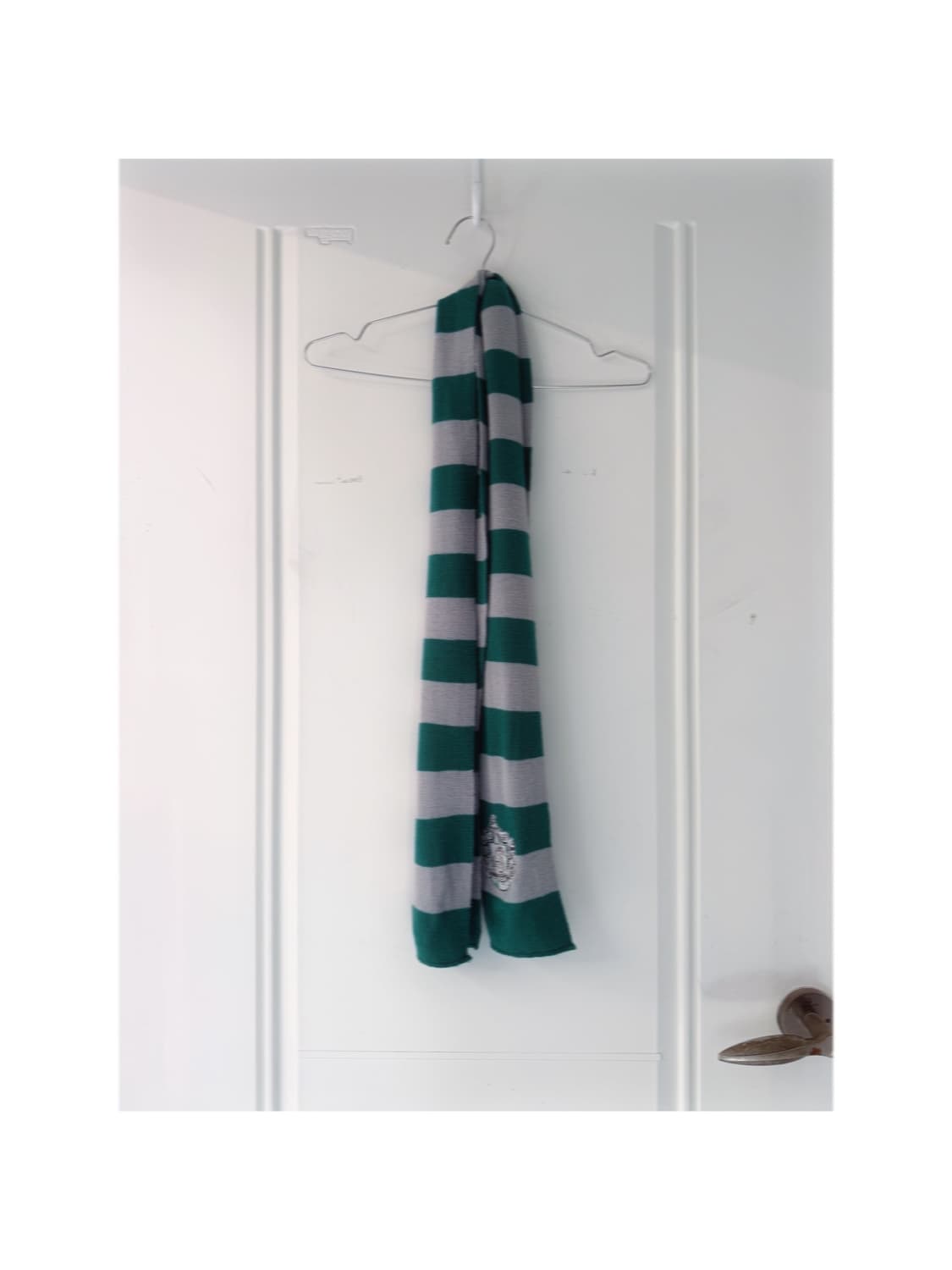 일본빈티지 그린 그레이 넥워머 머플러 상품이미지1