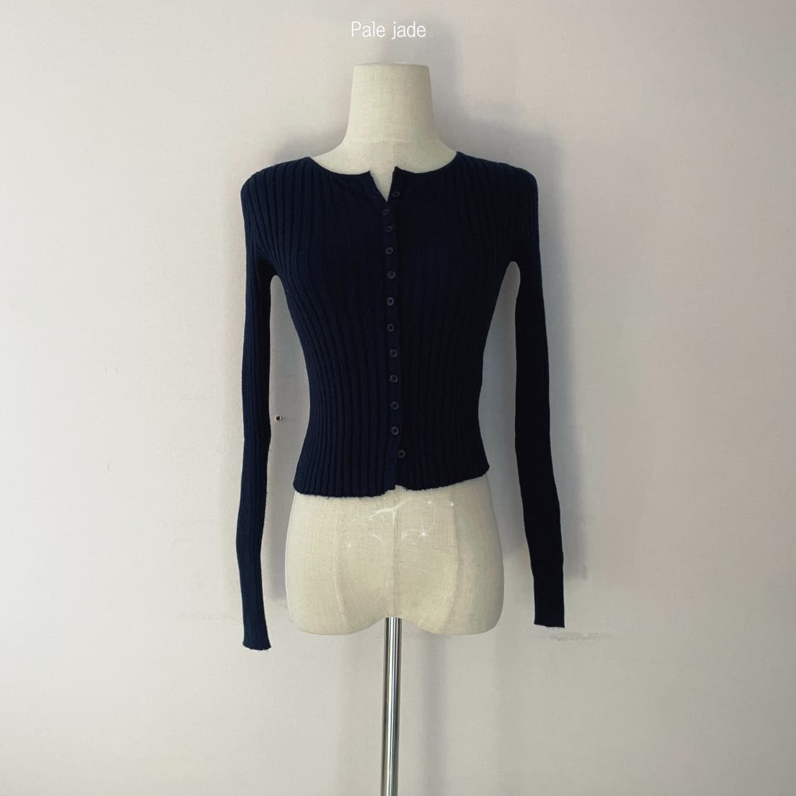 페일제이드 가디건 빈티지 가디건 네이비 가디건 골지 가디건 니트 가디건 상품이미지2