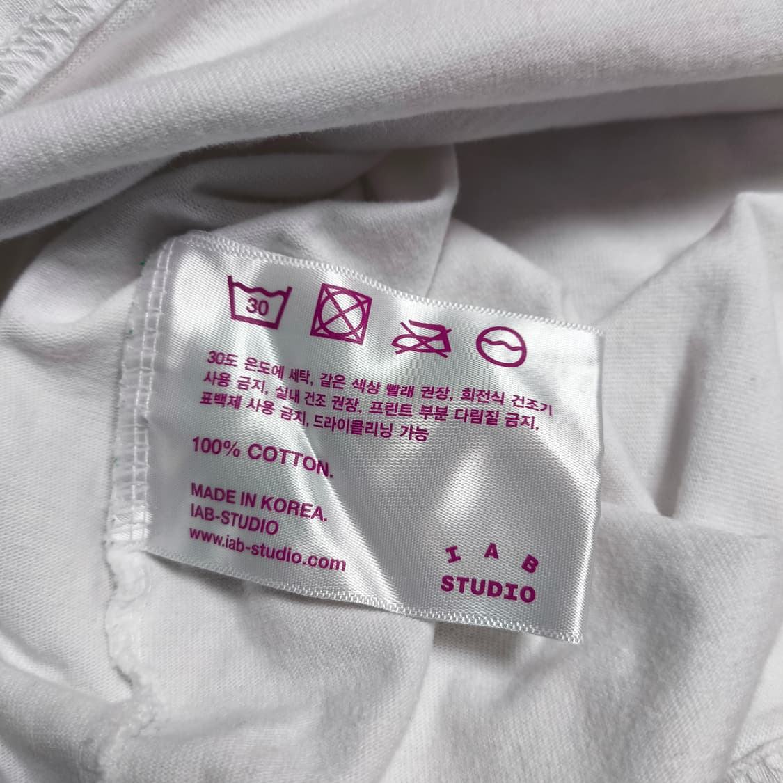 [L] IAB STUDIO 아이앱 스튜디오 티셔츠 상품이미지7