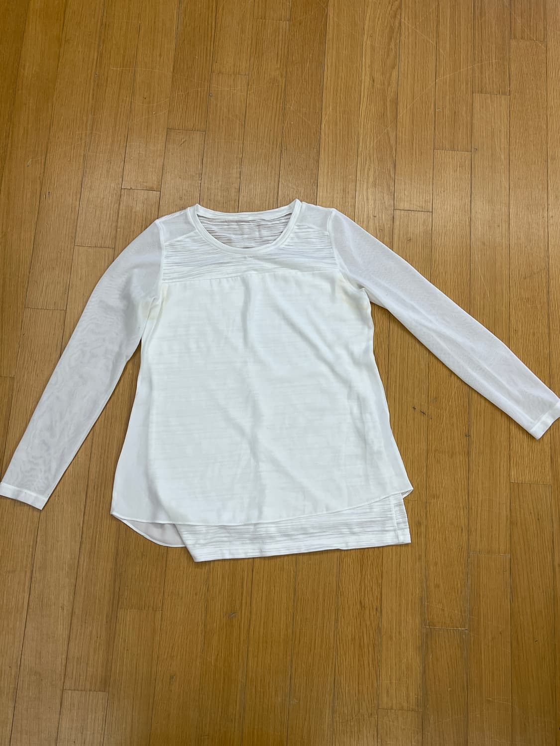 See-through  Blounger White Blousee 상품이미지1