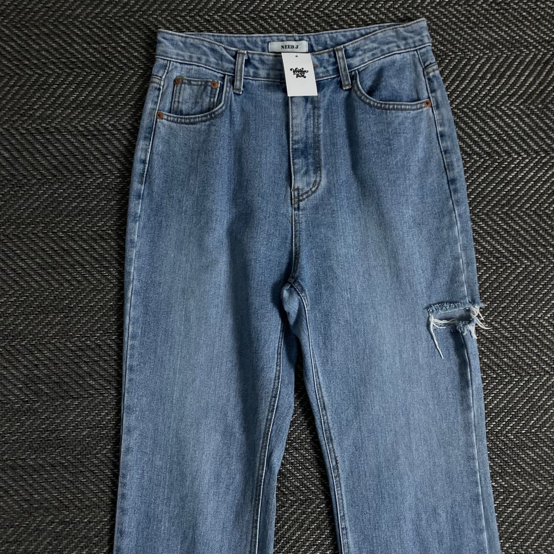 빈티지 우먼스 디스트로이드 데님 팬츠o 3156 상품이미지3