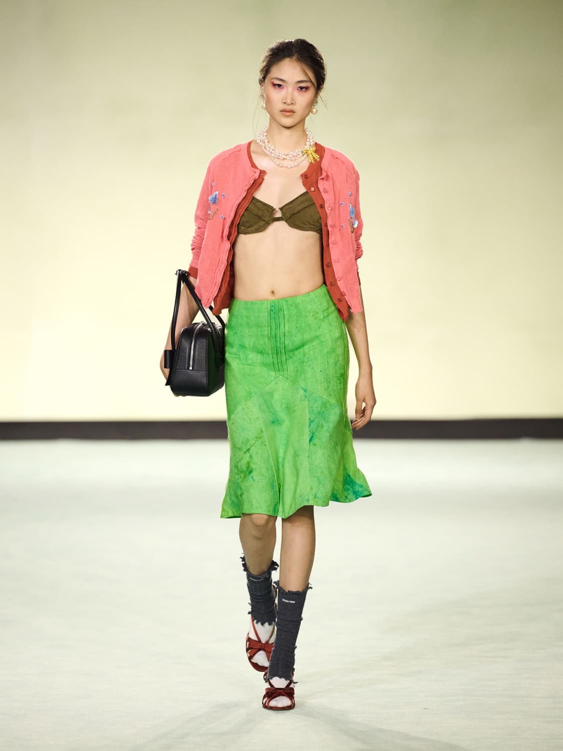 [F]슈슈통 26ss 로고 삭스 부츠/그레이 상품이미지6