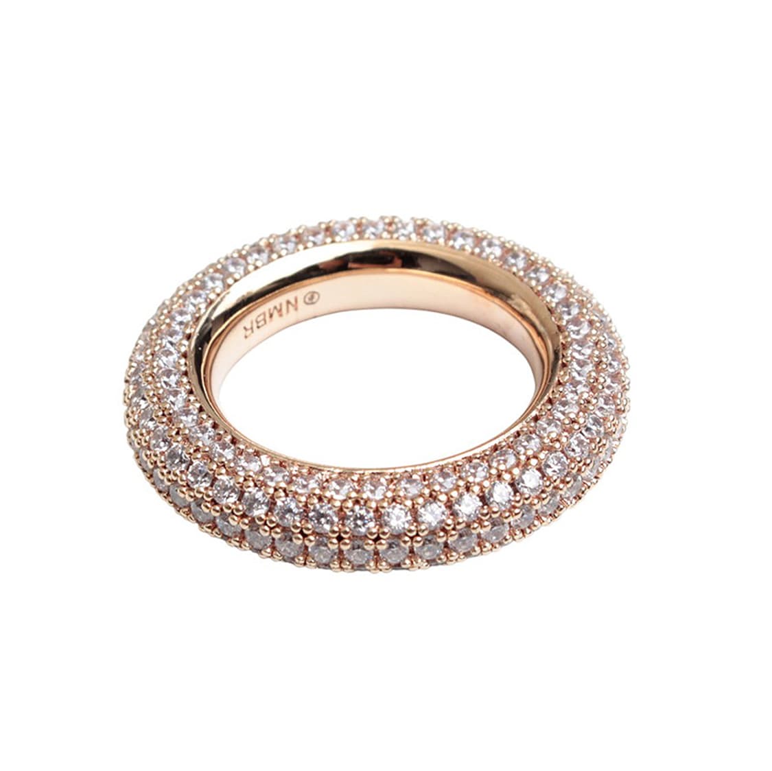 넘버링 925 실버 도금 파베 반지 국내 14호 상품이미지1