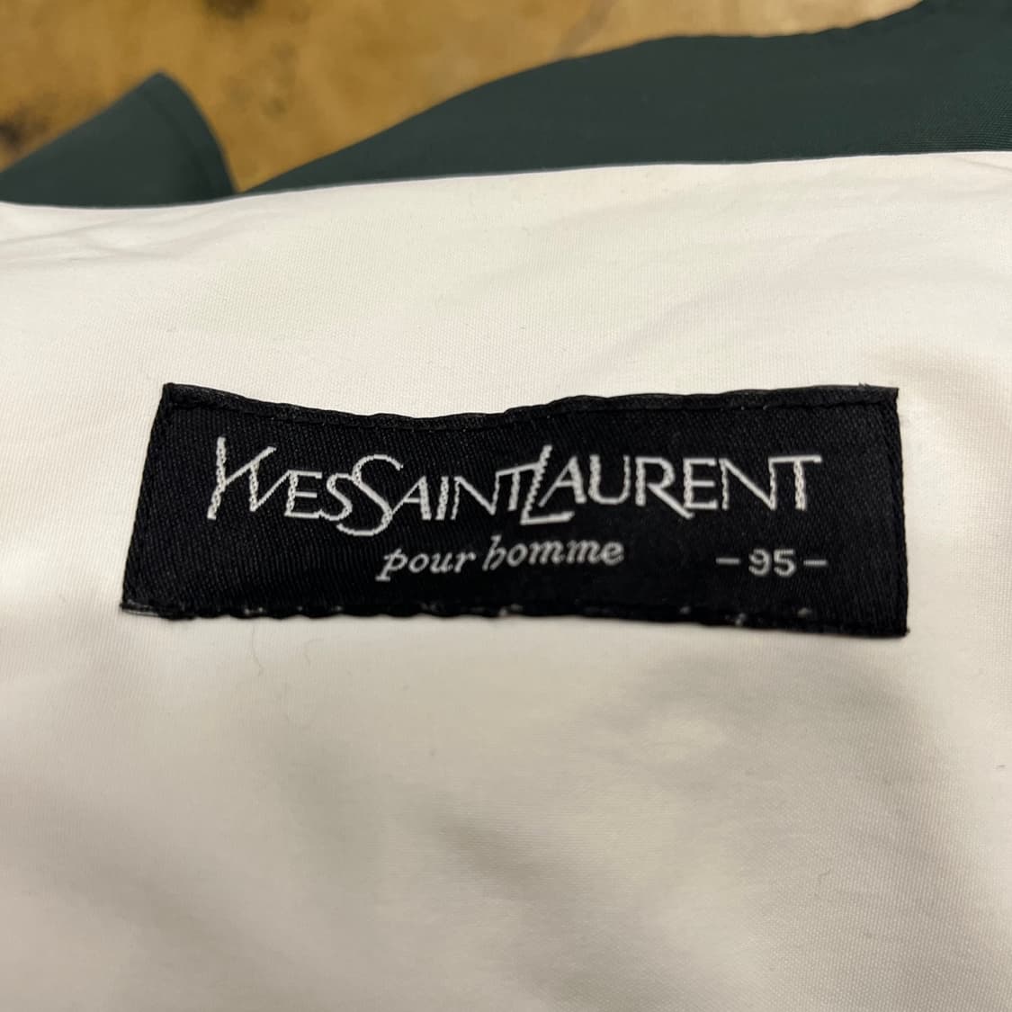 [정품/95] 입생로랑 로고 블루종 자켓 b14 상품이미지8