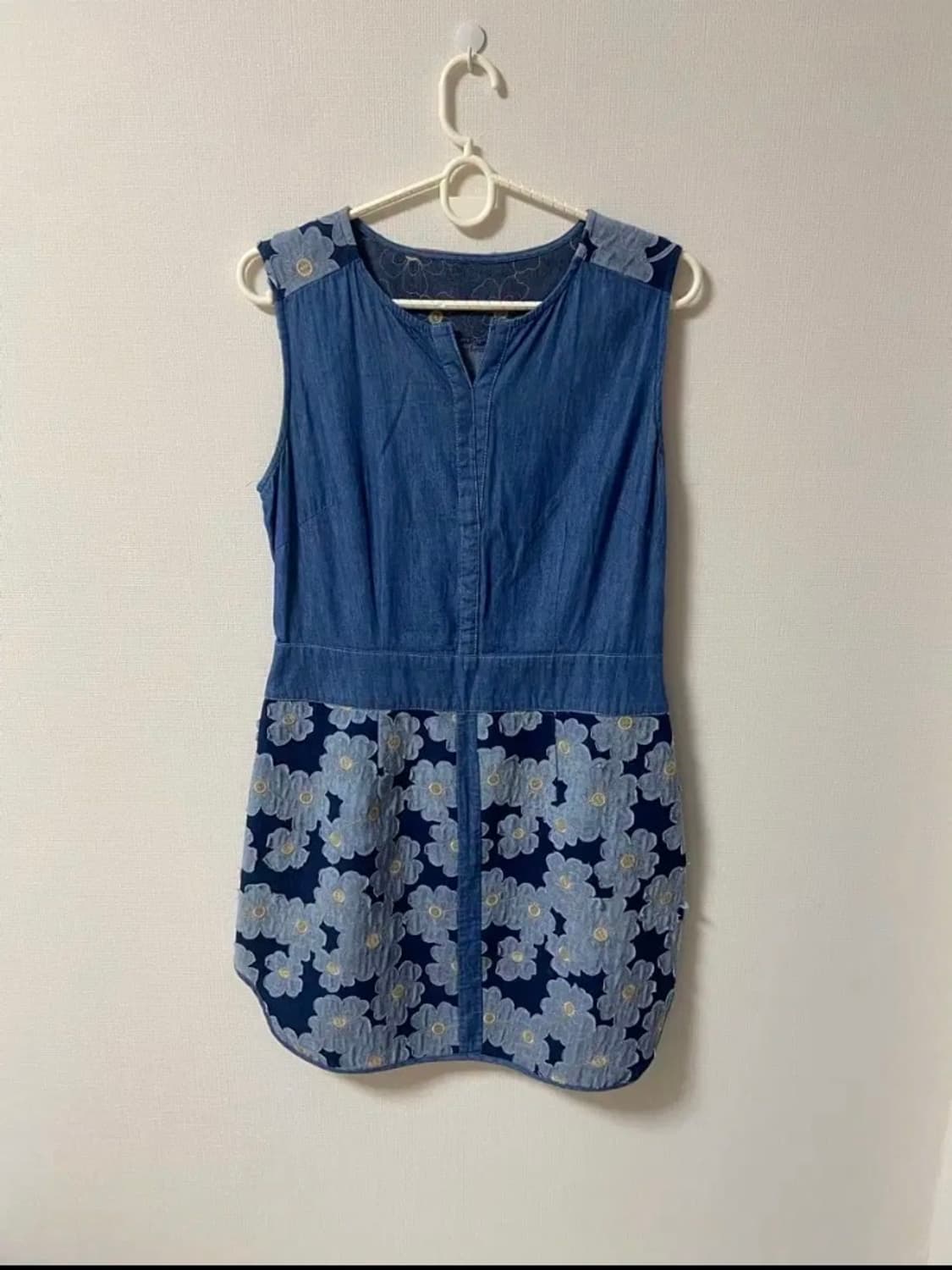 빈티지 모리걸 하구미 꽃 민소매 원피스 상품이미지1