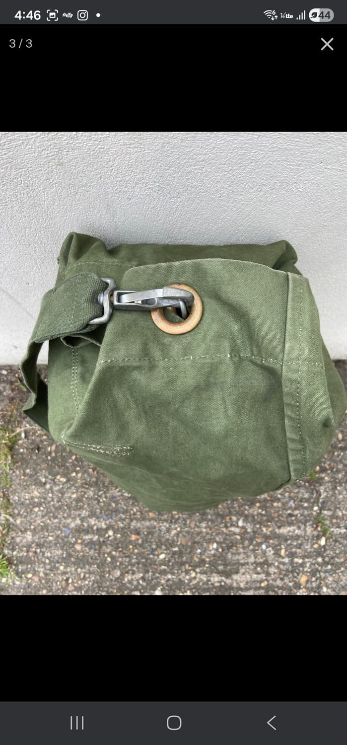 영국군 캔버스 미니 더블백 상품이미지2