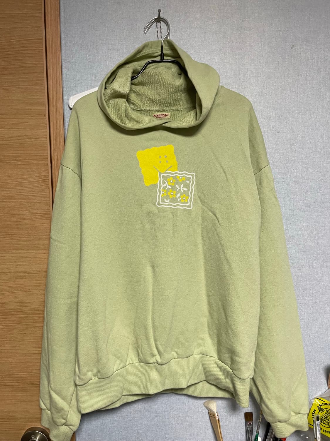 캐피탈 Kapital 후드 스웻셔츠 패키쉬 레인보위 패치 상품이미지2