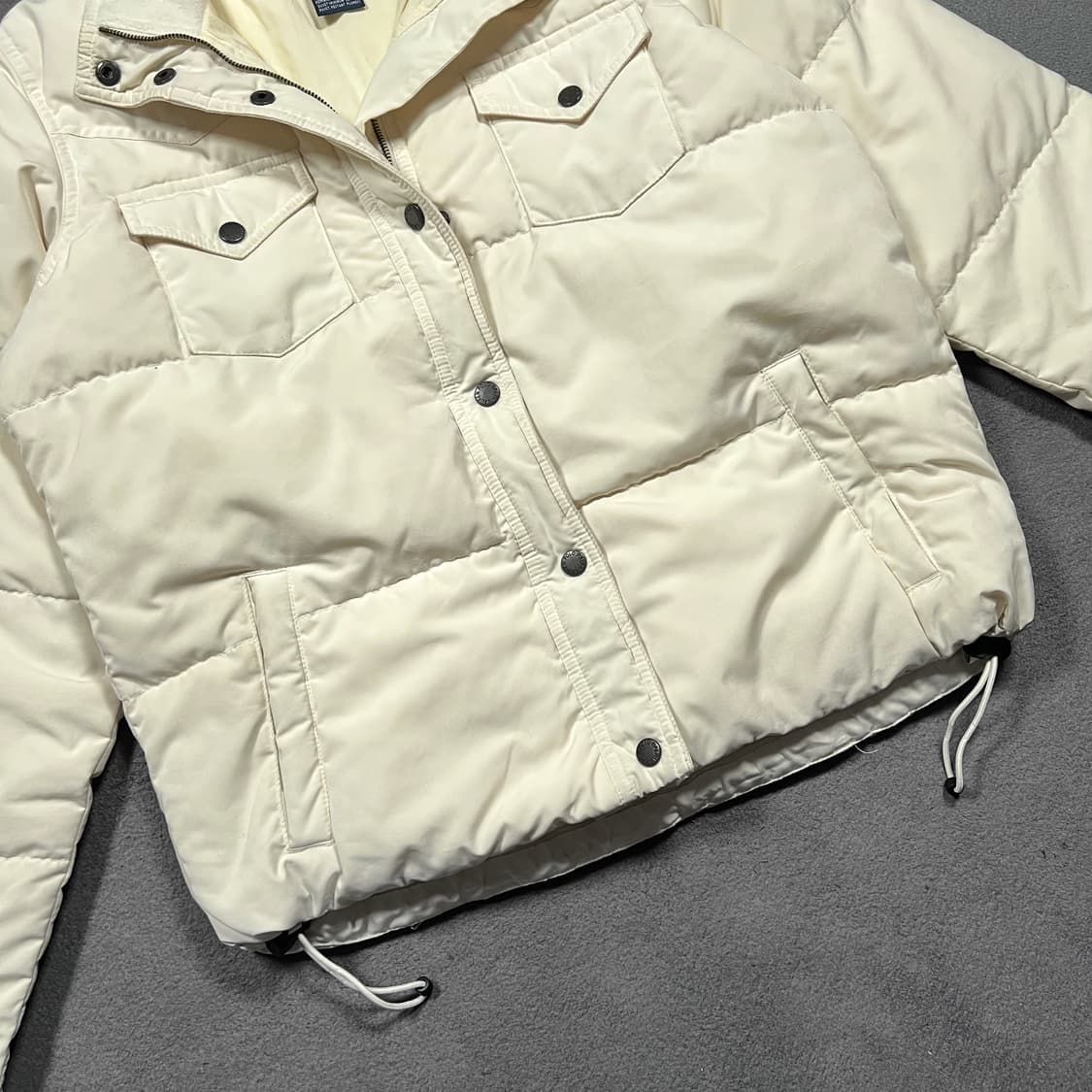 폴로 아이보리 웨스턴 패딩 자켓 상품이미지3