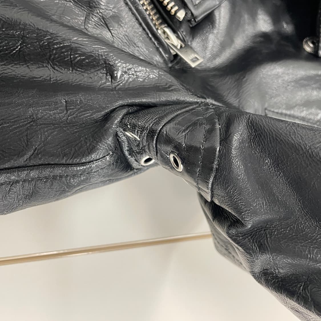 이로 블랙 레더 라이더 자켓 상품이미지9