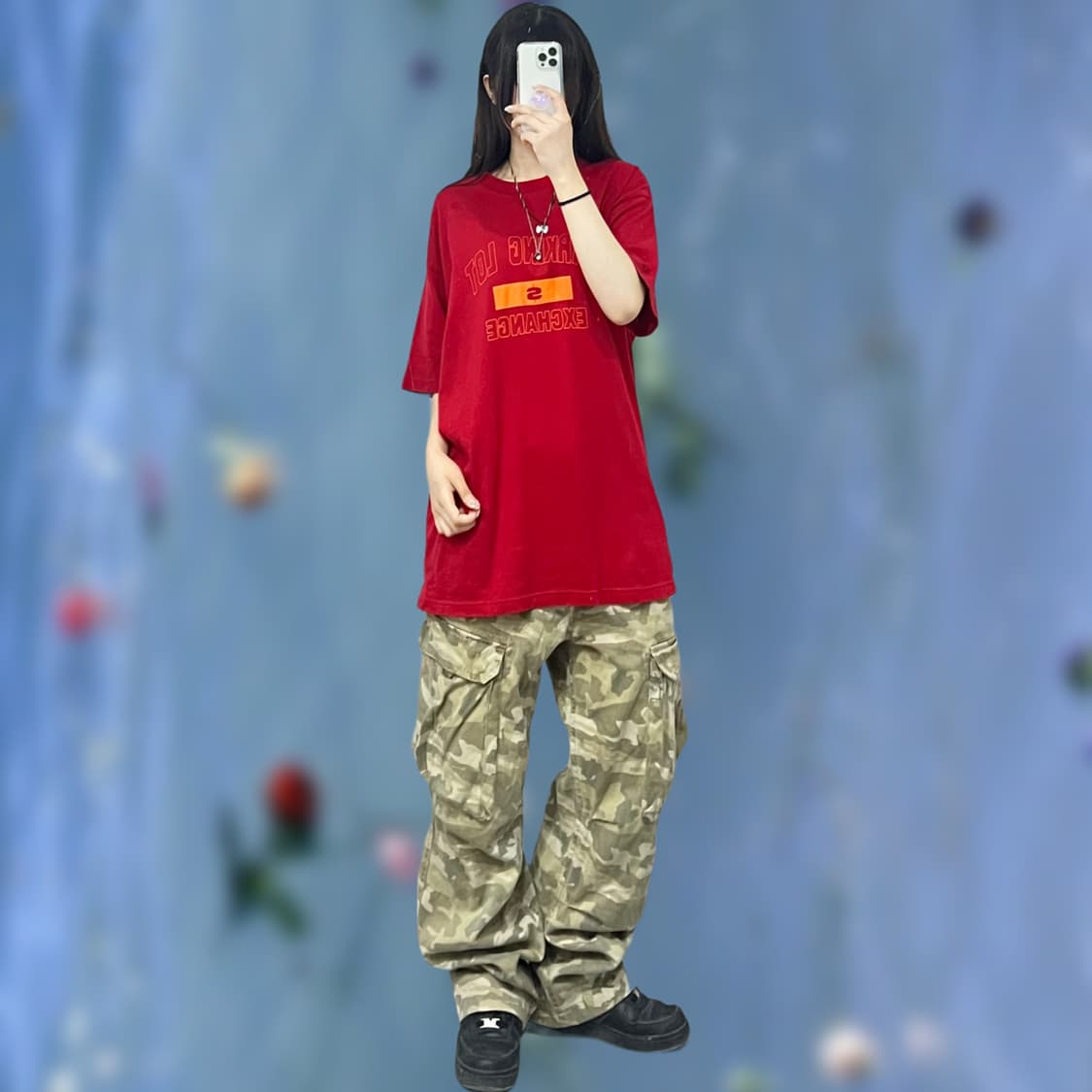 빅프린팅 올드스쿨 반팔티 상품이미지1