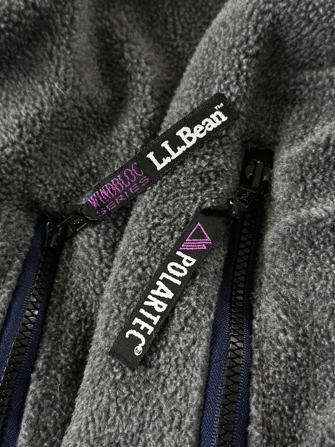 (Rare) 90s 빈티지 엘엘빈 지오메트릭 트림 플리스 자켓 상품이미지9