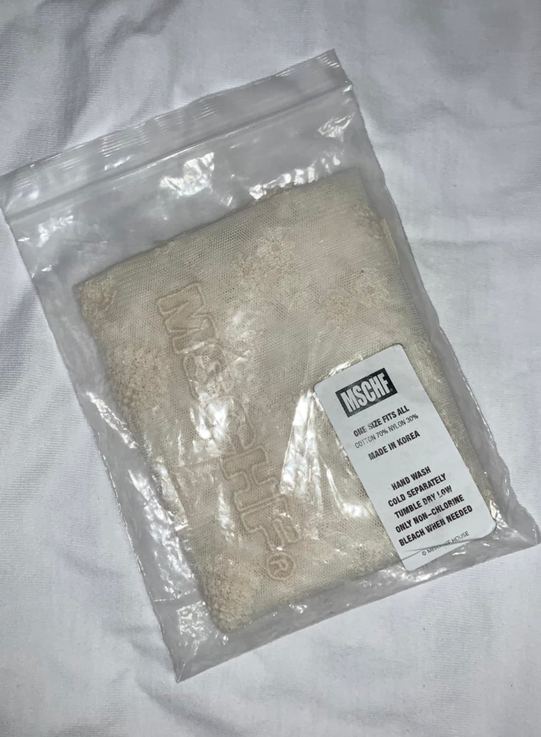 미스치프 레이스 스카프 상품이미지2