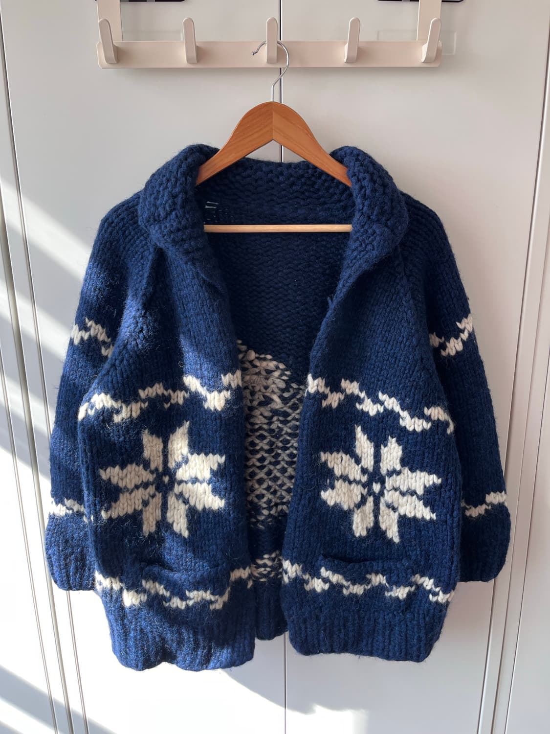 Vintage 눈꽃 토끼 헤비울니트 리얼 코위찬 상품이미지7