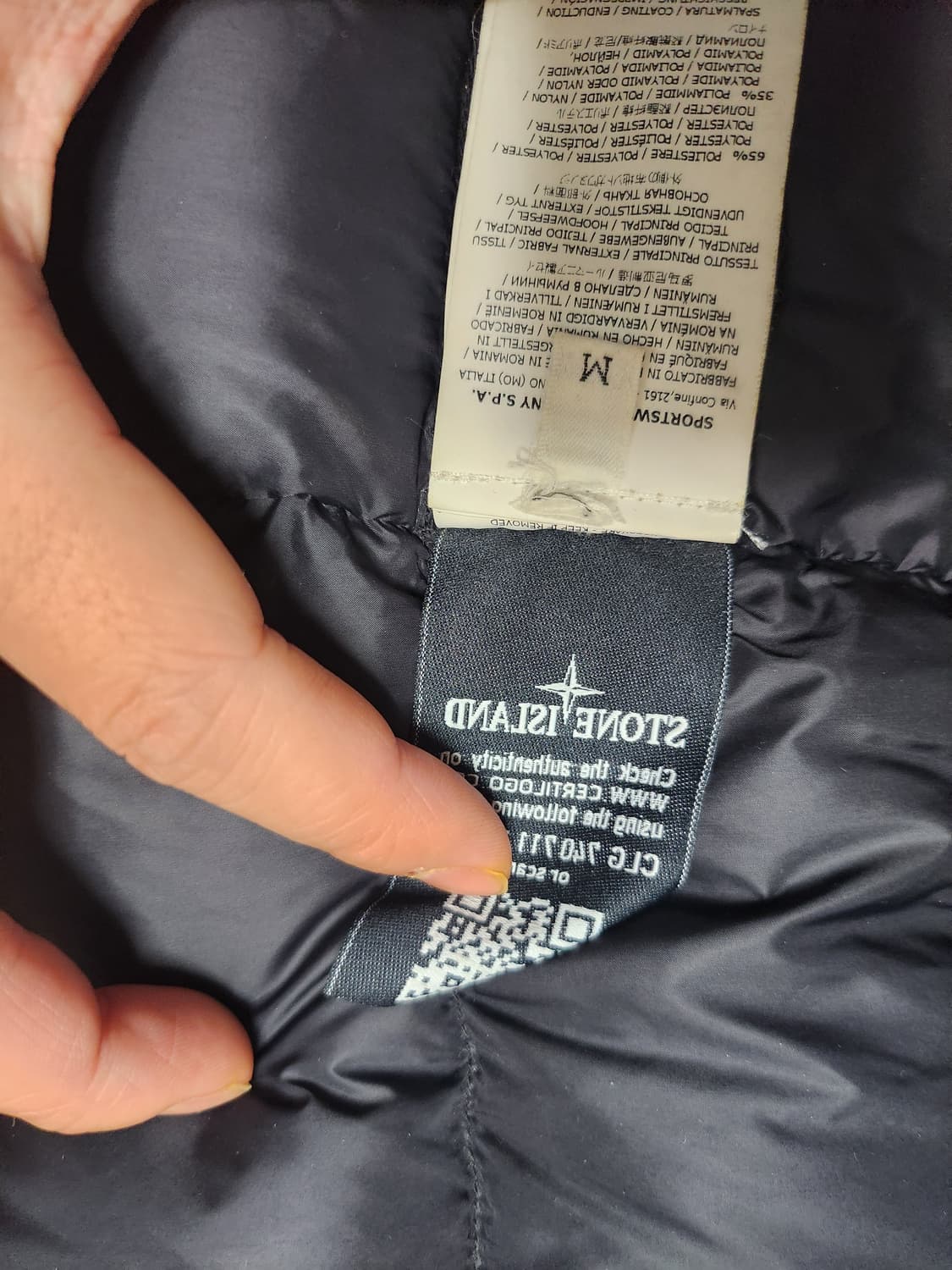 급쳐)스톤아일랜드 데이비드tc 다운자켓 상품이미지7