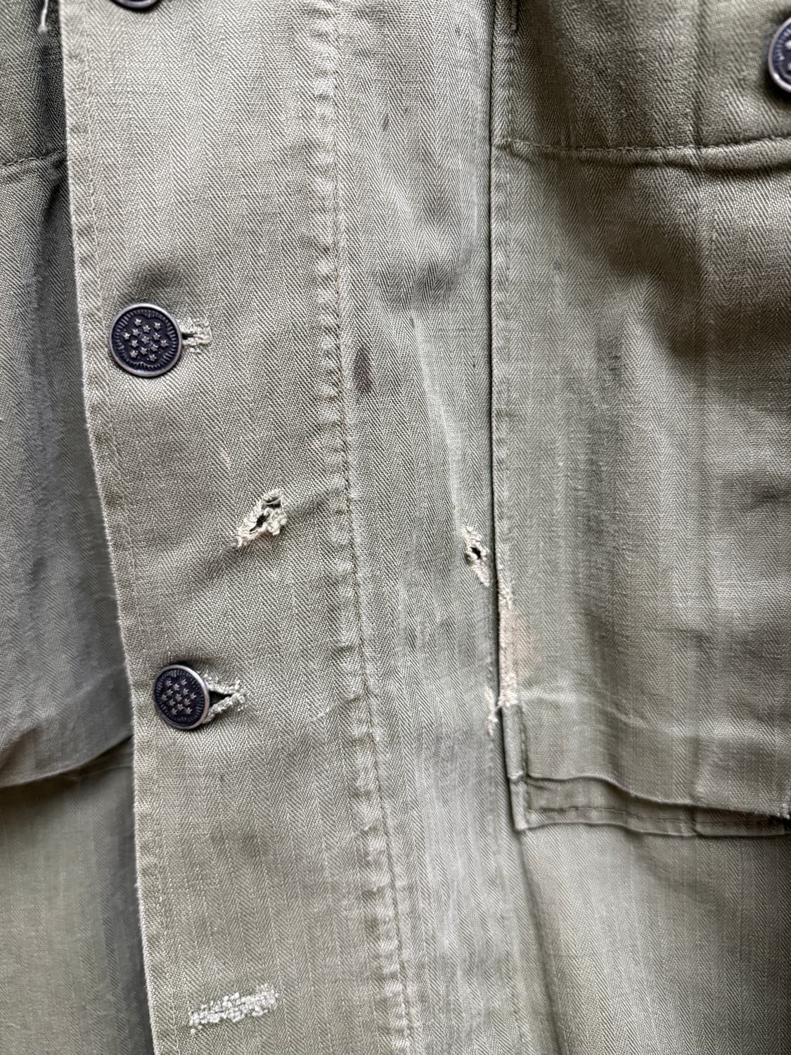 미군 오리지날 M43 HBT 자켓 상품이미지2