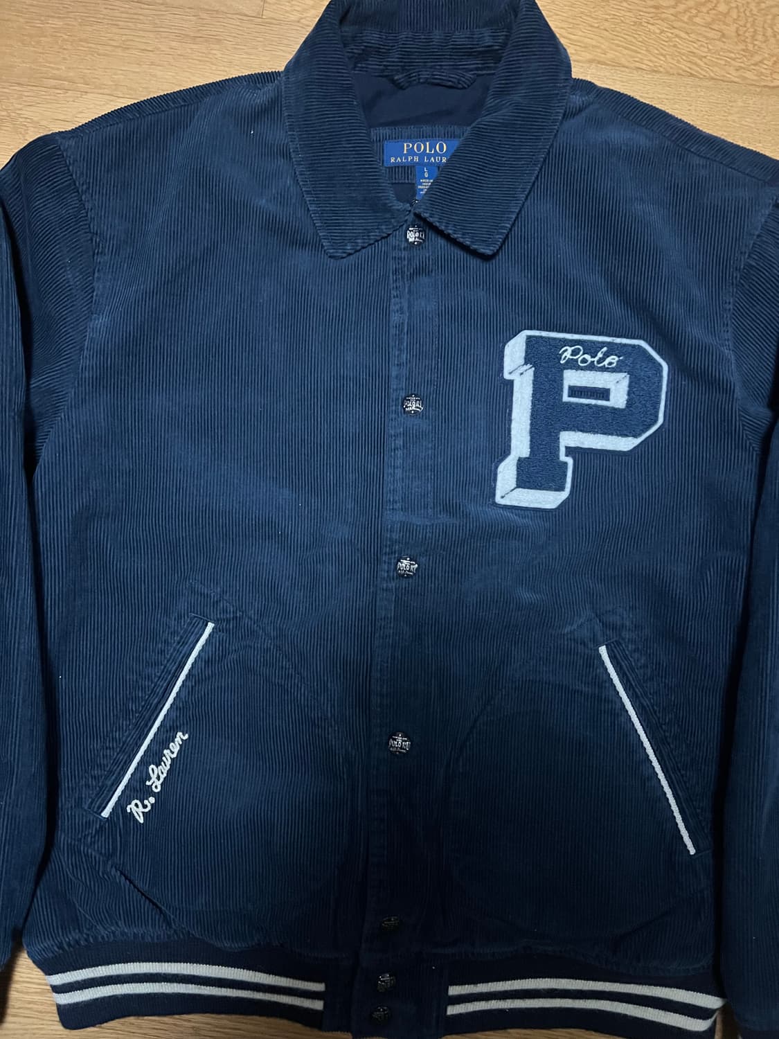 폴로 랄프로렌 25FW 코듀로이 카라 바시티 상품이미지1