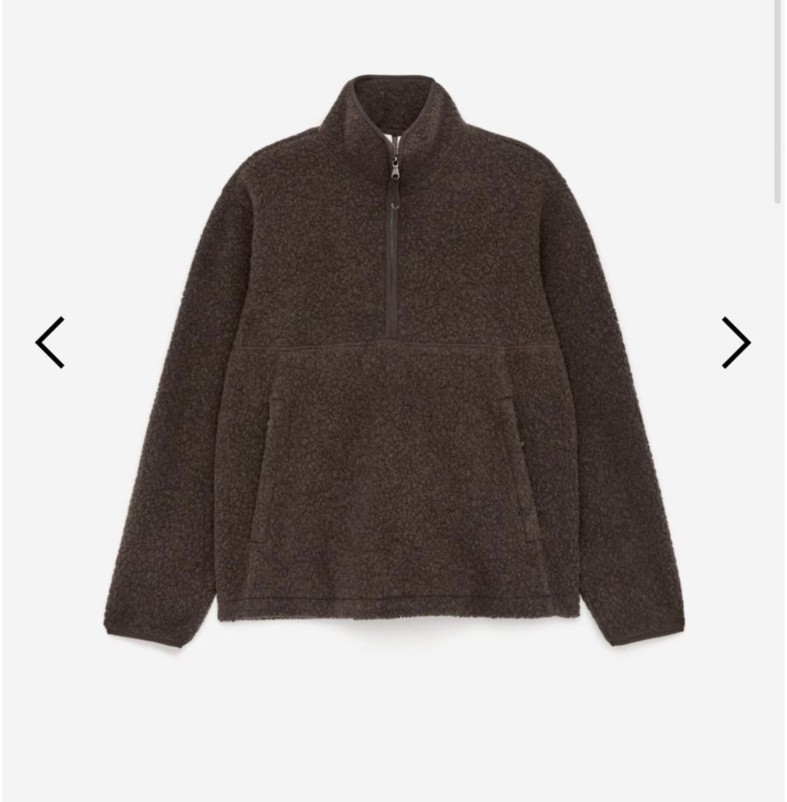 아르켓 울 블렌드 파일 하프집 상품이미지1