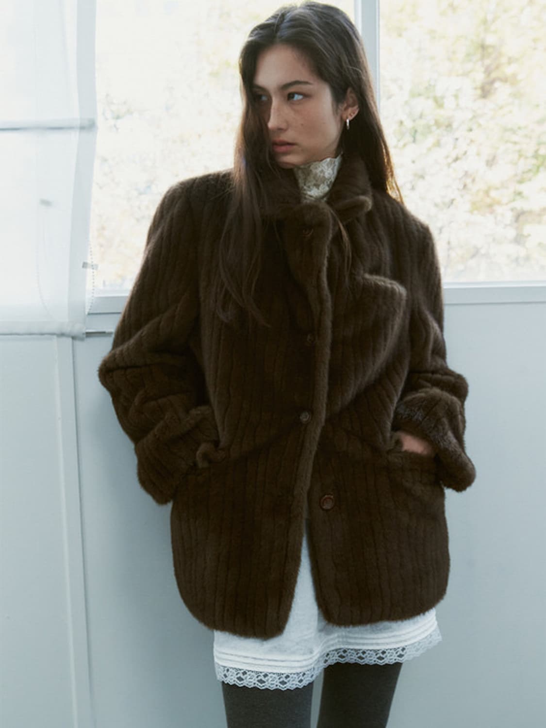 프리터 퍼 자켓 상품이미지1