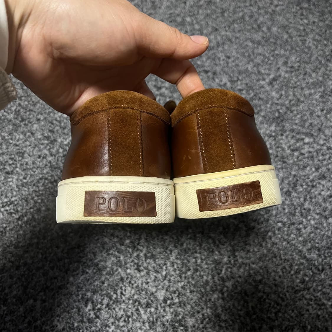 폴로 랄프로렌 가죽 스니커즈 10D 상품이미지2