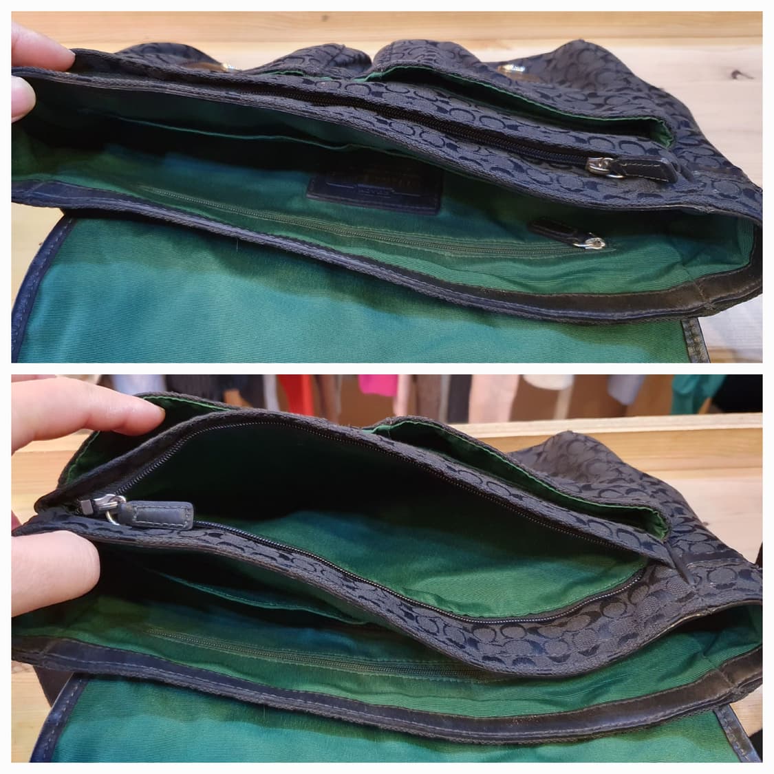 코치 캔버스 메신저백  상품이미지6