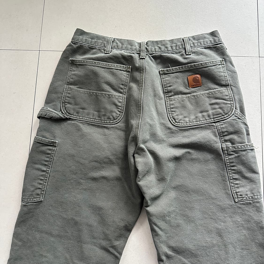 칼하트 B111 MOS 그린 워크팬츠 33x30  상품이미지6