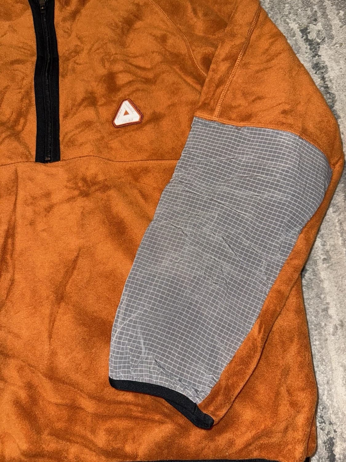  22FW 팔라스 폴라텍 1/4 집 자켓 오렌지 상품이미지2